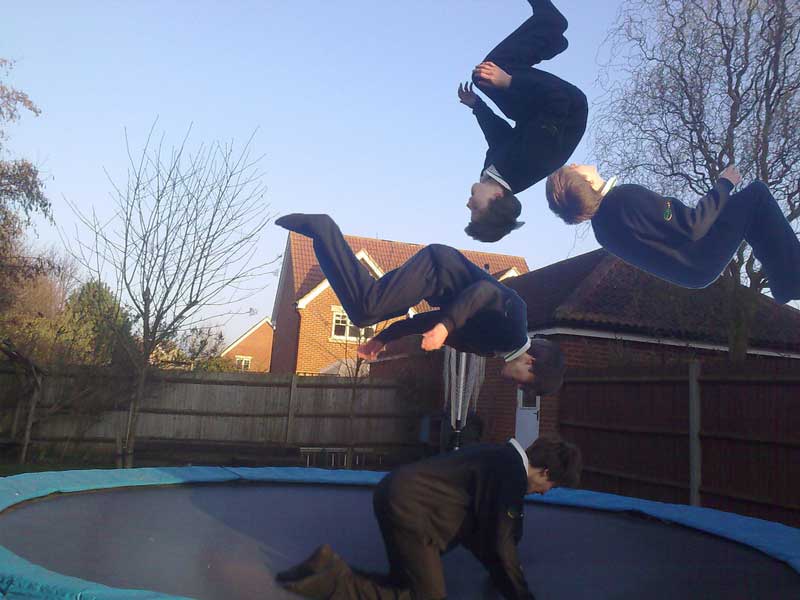 How to do a Backflip on a Trampoline